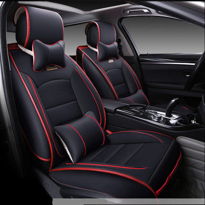 Housse de coussin pour siège auto en cuir avec garnissage coton cinq places personnalisable