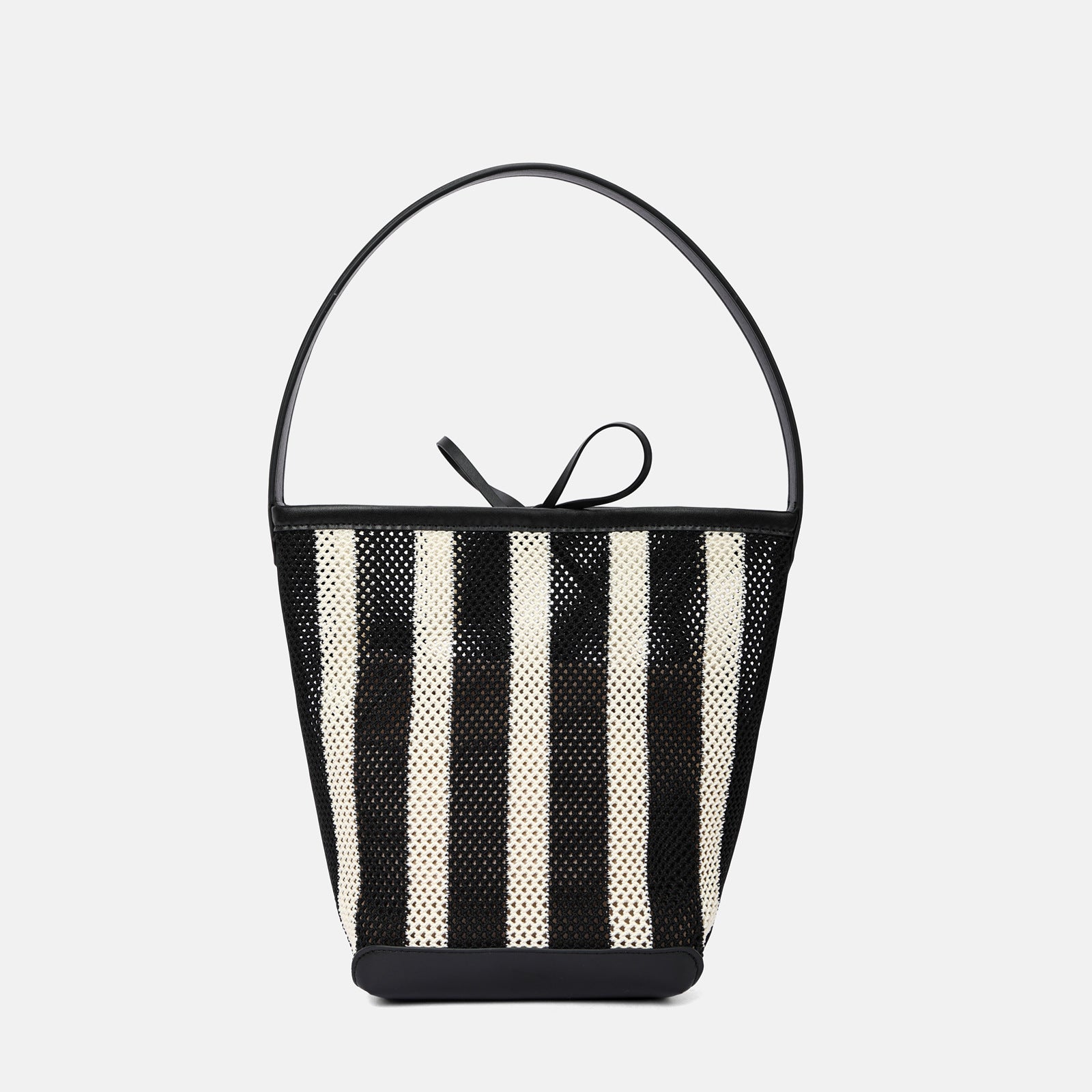 Sac Femme d’Été en Tissu Tissé pour Épaule et Aisselle, Style Seau 28x18x13cm
