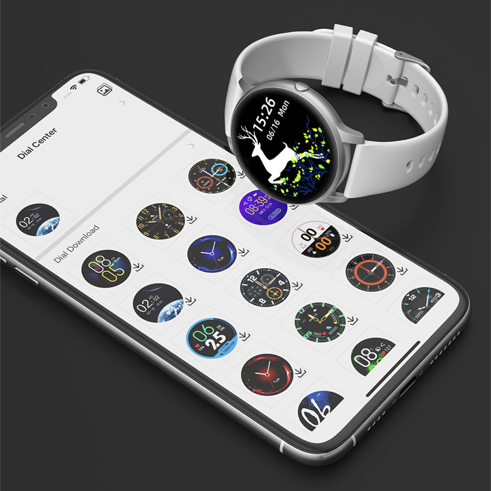 Montre Connectée IMILAB KW66 Homme Bluetooth Étanche IP68 Tracker Sport Noir