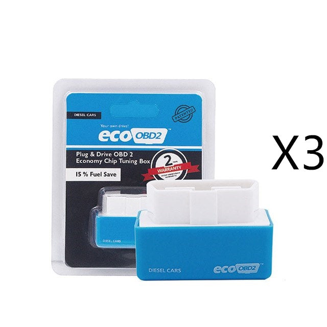 Boîtier Éco OBD2 Plug and Play pour Voiture Essence - Économie de Carburant Driver