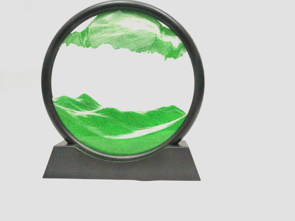 Ornements de peinture de sable mouvant