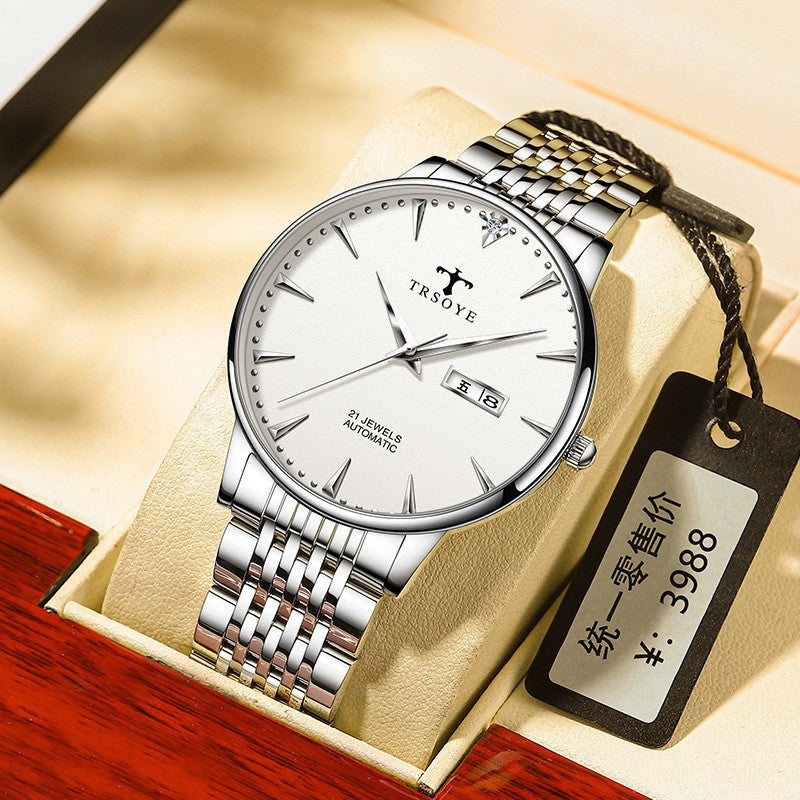Montre Mécanique Automatique Étanche au Design Creux et Mode Élégante