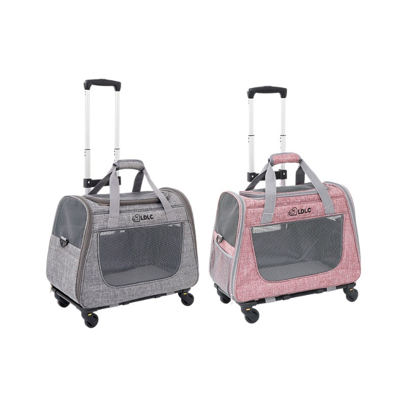 Grand sac de transport détachable pour chats et chiens, taille L, léger et pratique
