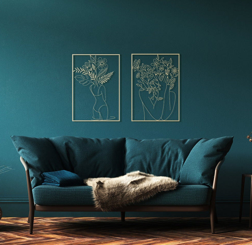 Décoration Murale Acrylique en Ligne Art Féminin