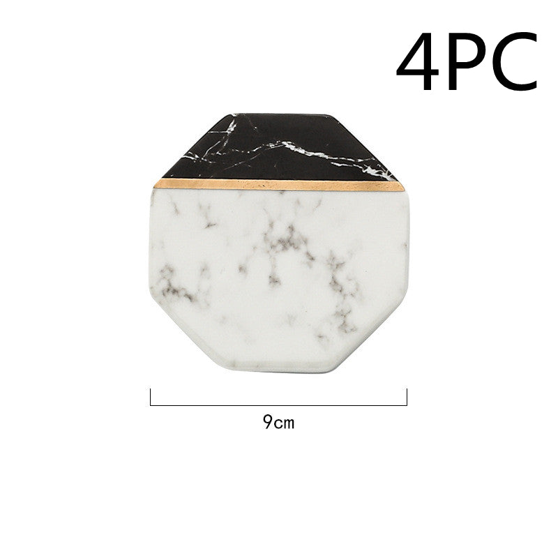 Sous-verre Marbré Phnom Penh Nordique Créatif en Céramique