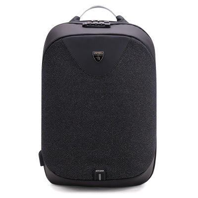 Sac à dos homme double épaule multifonctions anti-vol pour ordinateur 15,6" style britannique, sac business et loisir