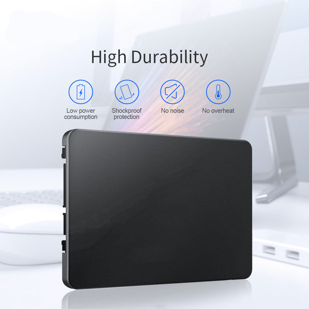 Disque SSD 2,5 pouces haute vitesse 1 To pour ordinateur portable et bureau