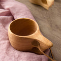 Tasse Créative en Bois de Caoutchouc Nordic