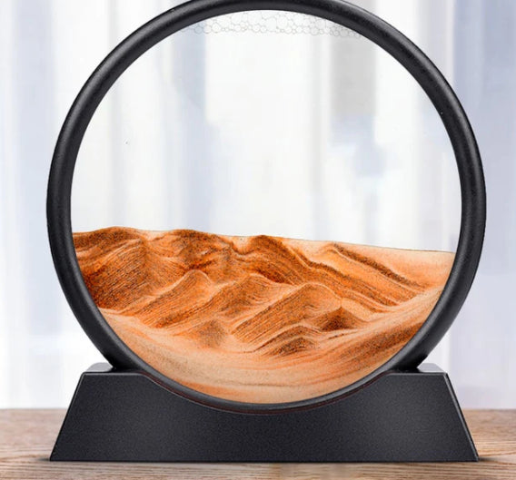 Ornements de peinture de sable mouvant