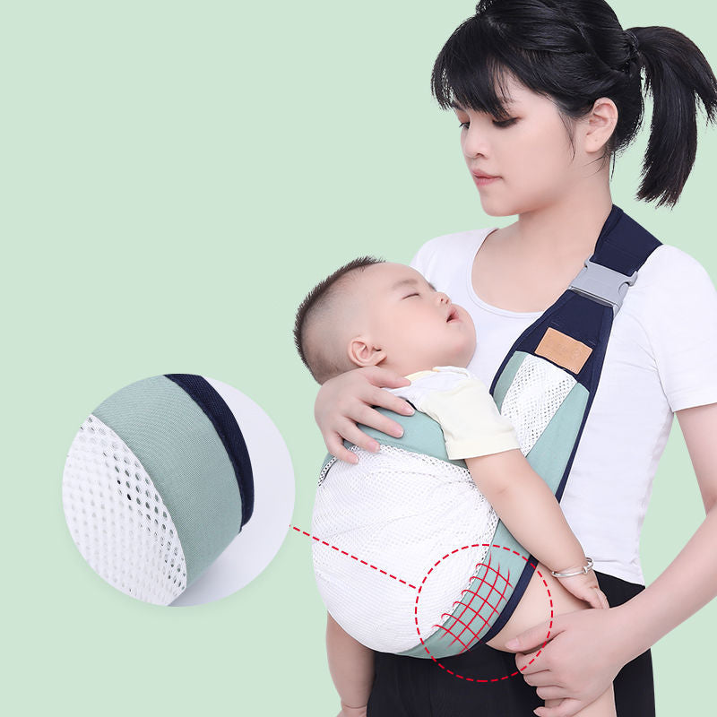 Porte-bébé frontal horizontal pratique pour transporter bébé confortablement