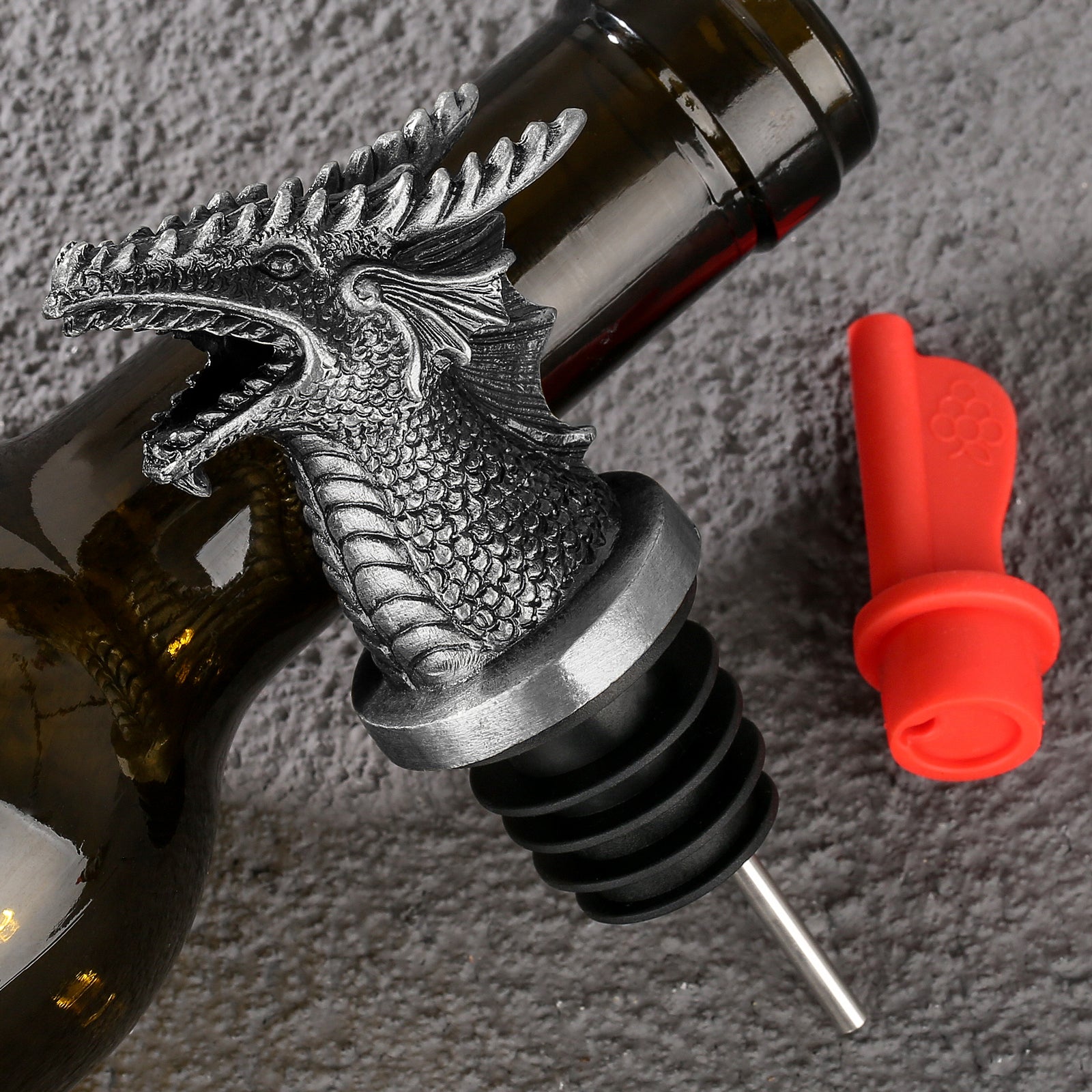 Distributeur à Double Fonction, Bouchon à Vin et Bouteille, Accessoire de Cuisine pour Cocktails et Whisky