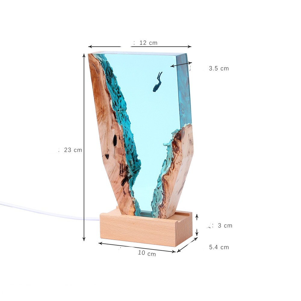 Décoration de Table Océan Cave Diver