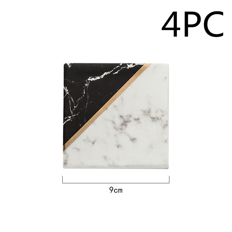 Sous-verre Marbré Phnom Penh Nordique Créatif en Céramique