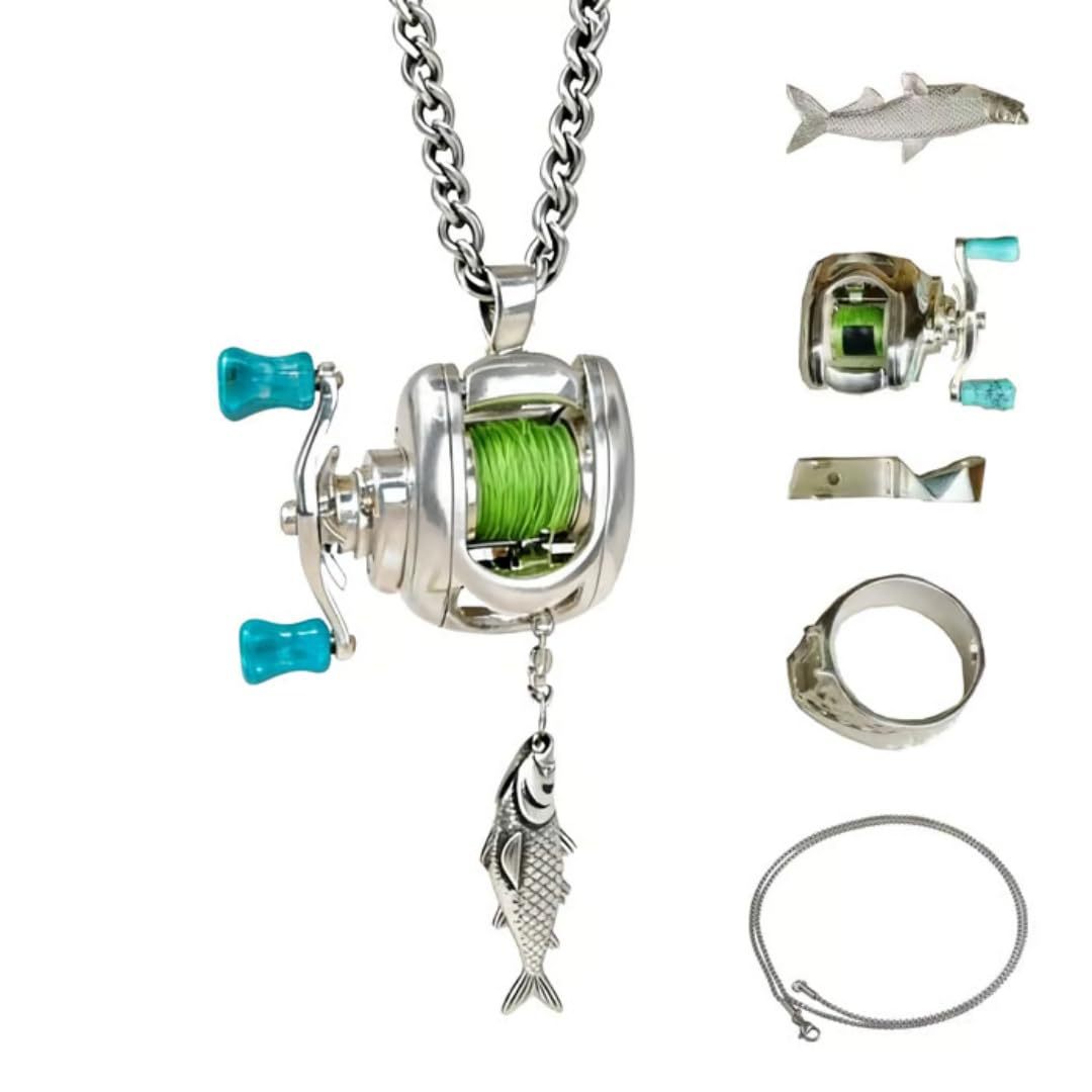 Collier de Luxe avec Pendentif Rotatif - Bijoux Polyvalents - IVOIRART.COM