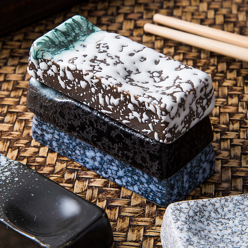 Support à baguettes en céramique japonaise créatif pour la maison