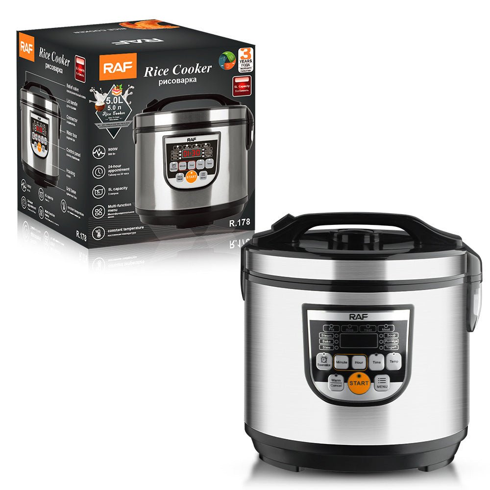 5L Multifunctional Large Capacity English Smart Rice Cooker - IVOIRART.COM