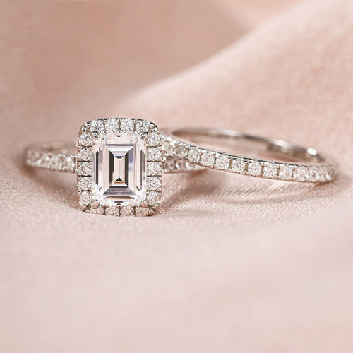 Bague Femme en Argent Sterling avec Pierre, Design Original à Quadrilatère Élégant