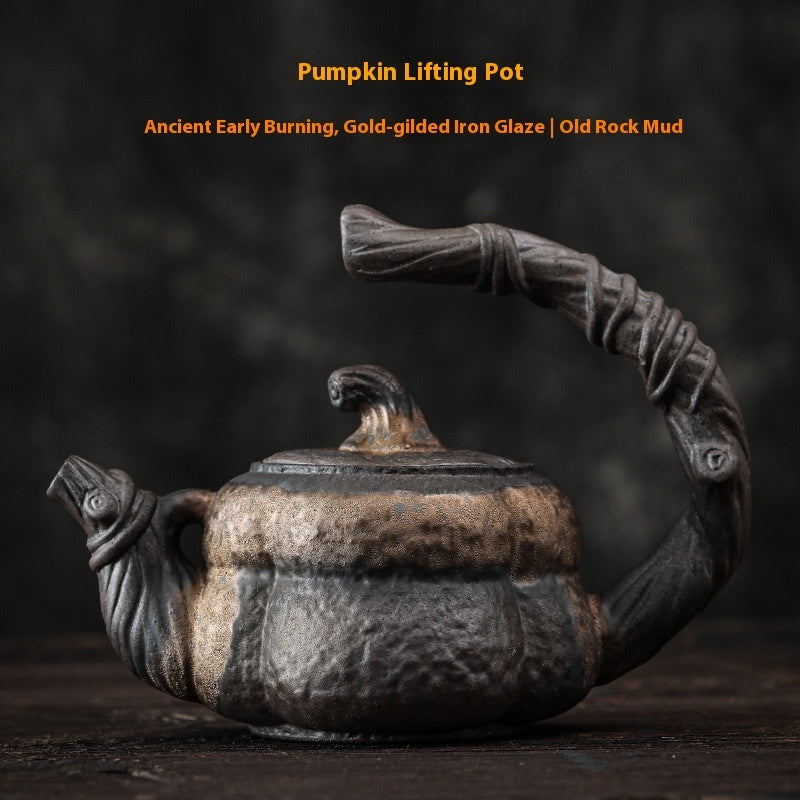 Théière en grès faite main, pot unique, céramique, fabriquant de thé Kung Fu