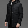 Manteau matelassé en velours chaud en coton pour seniors et quinquagénaires