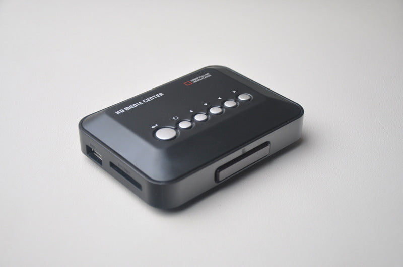 Lecteur vidéo HDTV 1080P avec port USB externe, carte SD, interface HDMI HD mobile