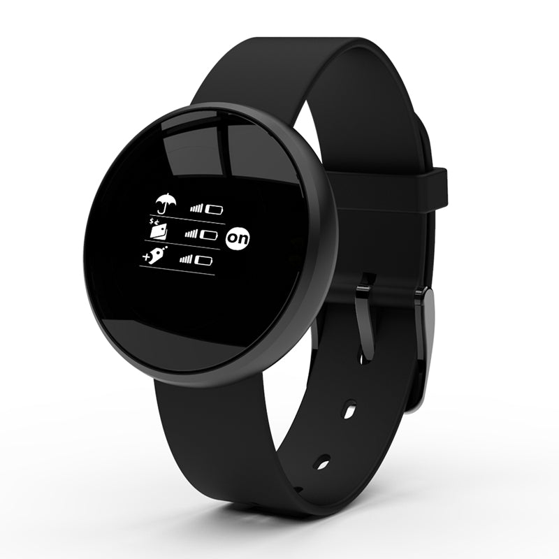 Bracelet intelligent avec technologie avancée noire modèle B16, écran OEL, Bluetooth 5.1