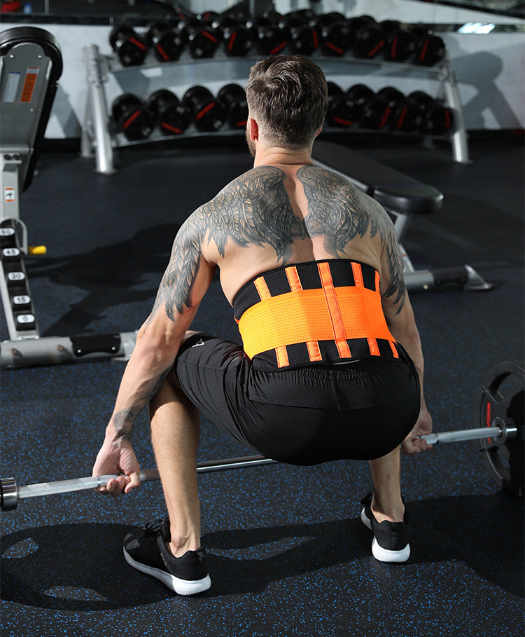 Ceinture de Soutien Respirante Sportive pour Taille, Squat, Musculation et Correction de Posture