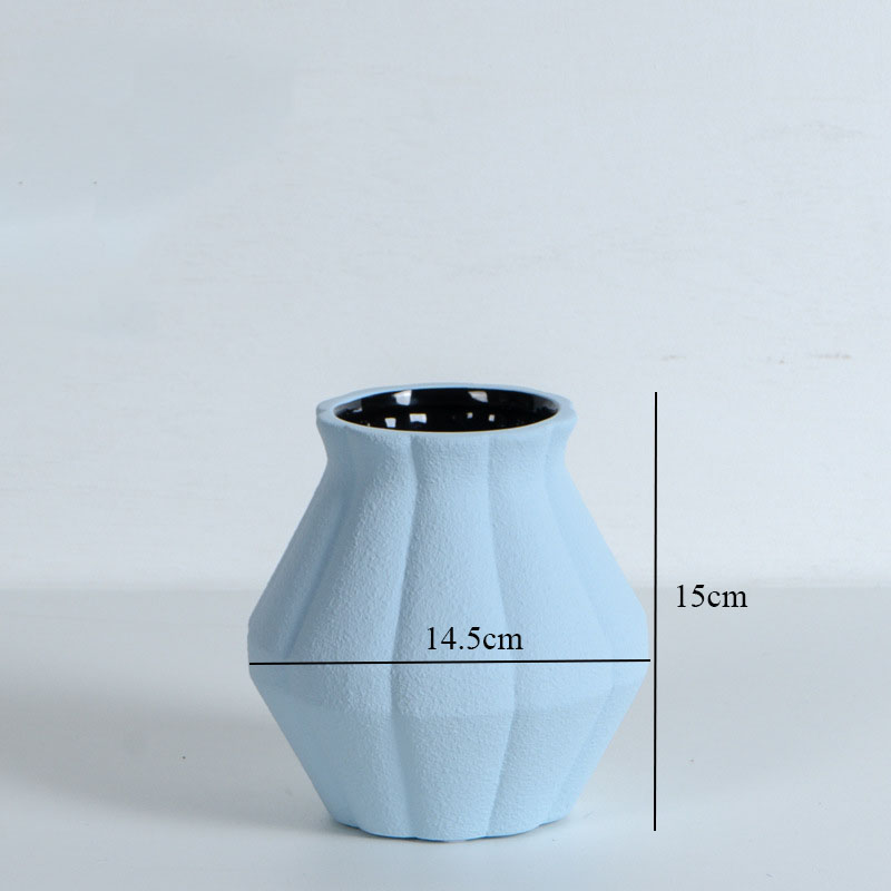Vase en céramique simple créatif en pétales