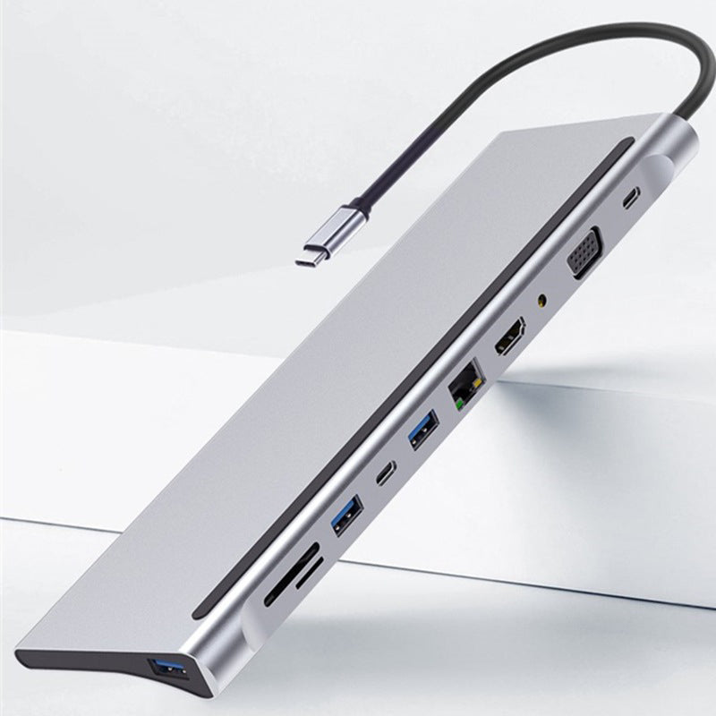 Station d’accueil d’extension pour ordinateur portable | Hub multifonction 11 en 1