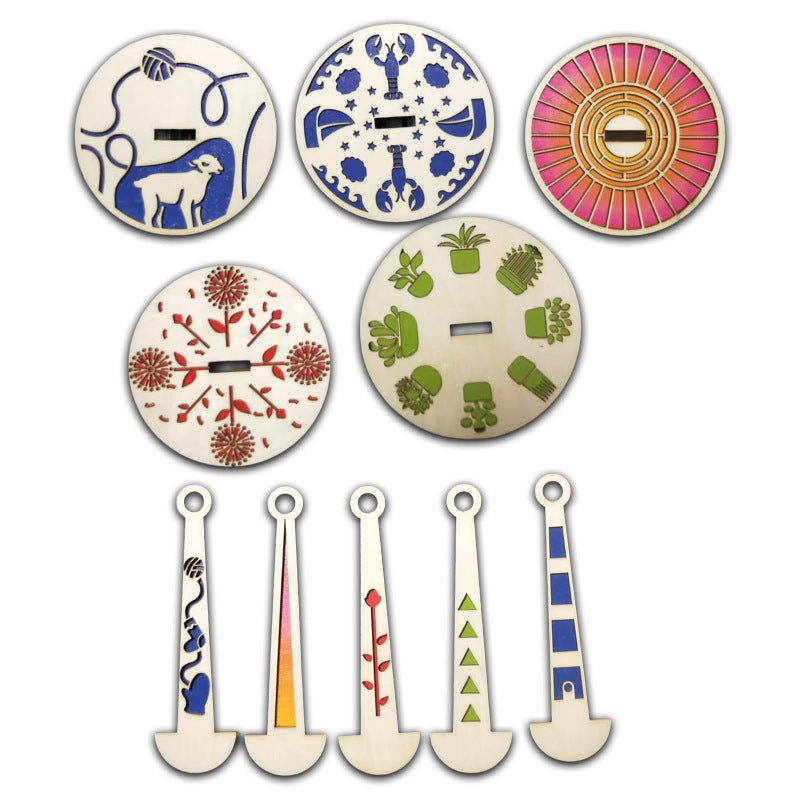 Support portable d'artisanat en bois pour poignet afin d'éviter l'emmêlement et le mauvais alignement