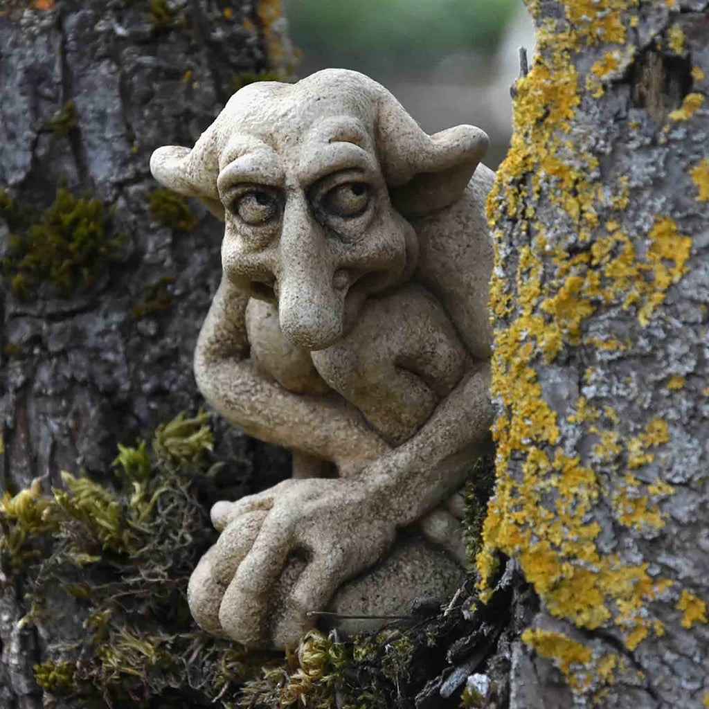 Sculpture gothique en pierre reconstituée Troll Artisanat en résine Gargouille Artisanat en résine Ornements