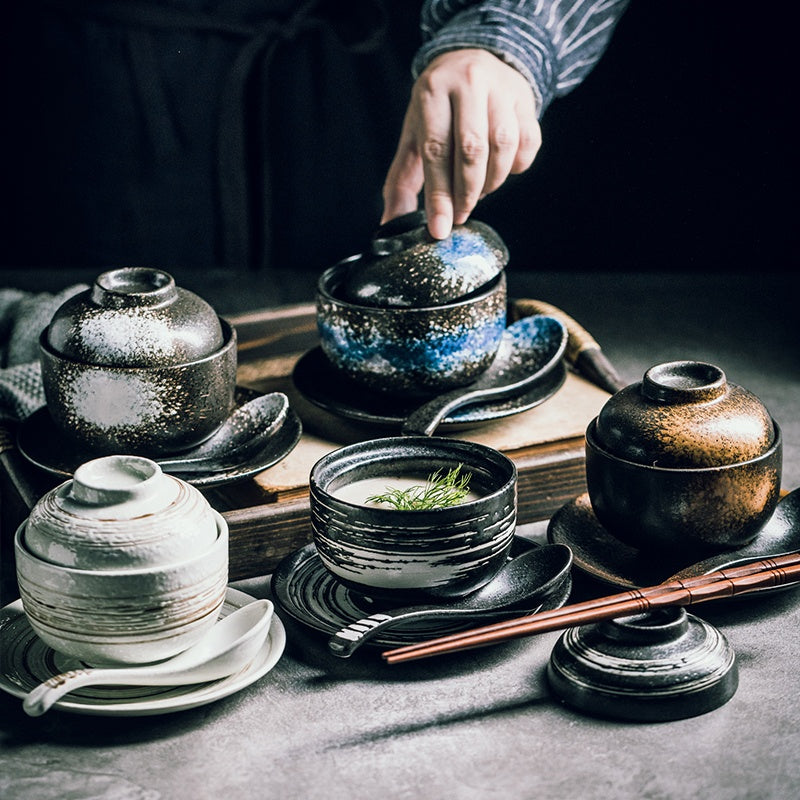 Bol avec couvercle Ensemble d'affaires créatif