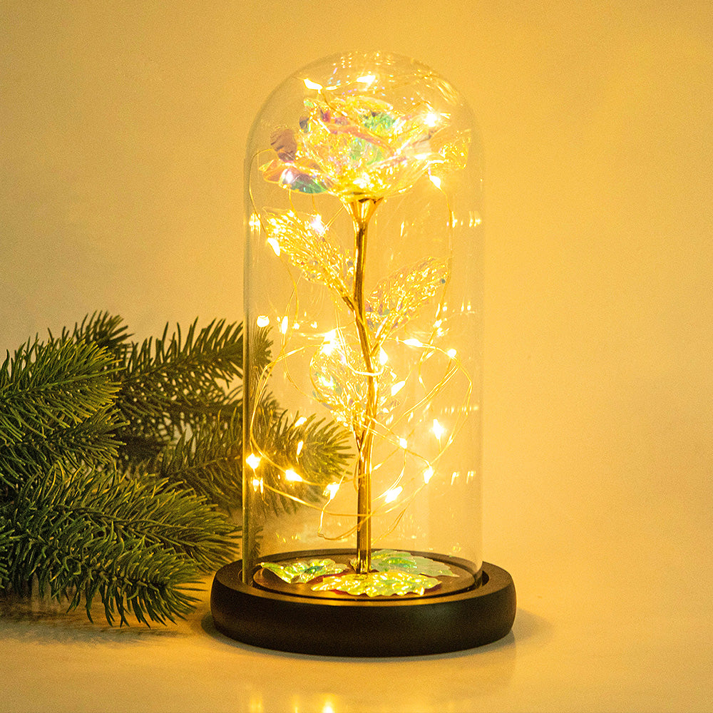 Lampe de Nuit Simulation Rose pour Fête des Mères, Lumière d'Ambiance Bouquets Artisanaux