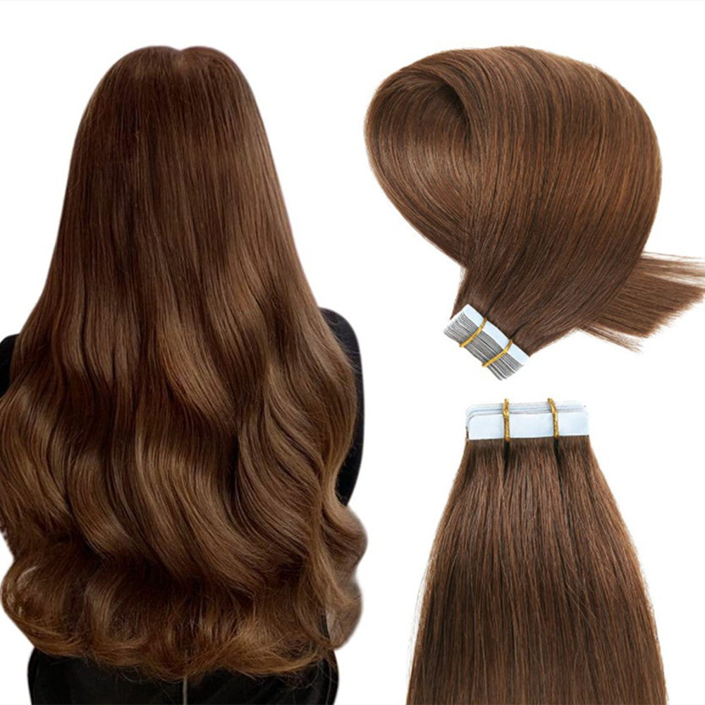 Extensions Capillaires Invisibles Pour Perruques Féminines - Naturelles, Moyenne Longueur