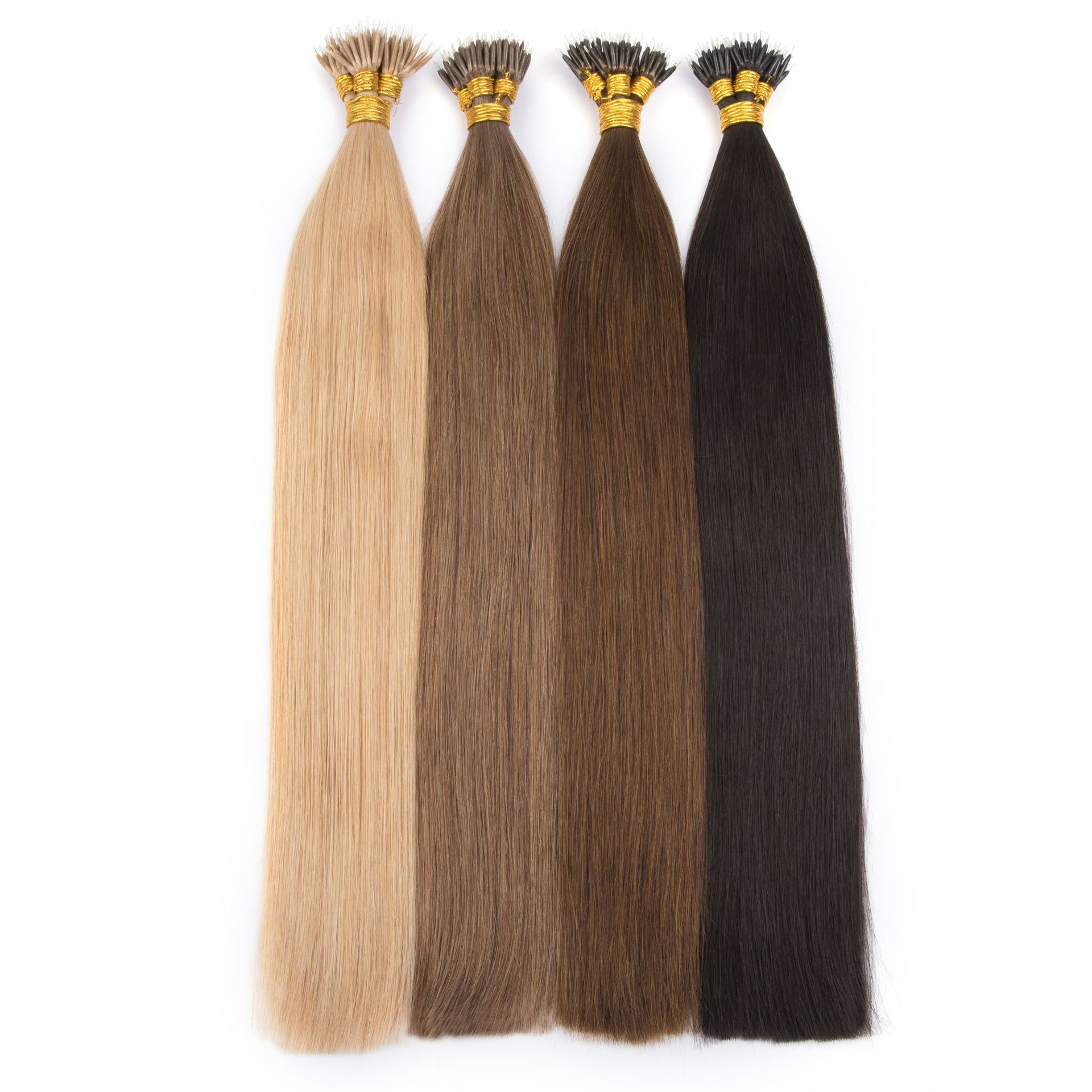 Extensions de cheveux 100% humains, bandes adhésives intégrées, sans couture
