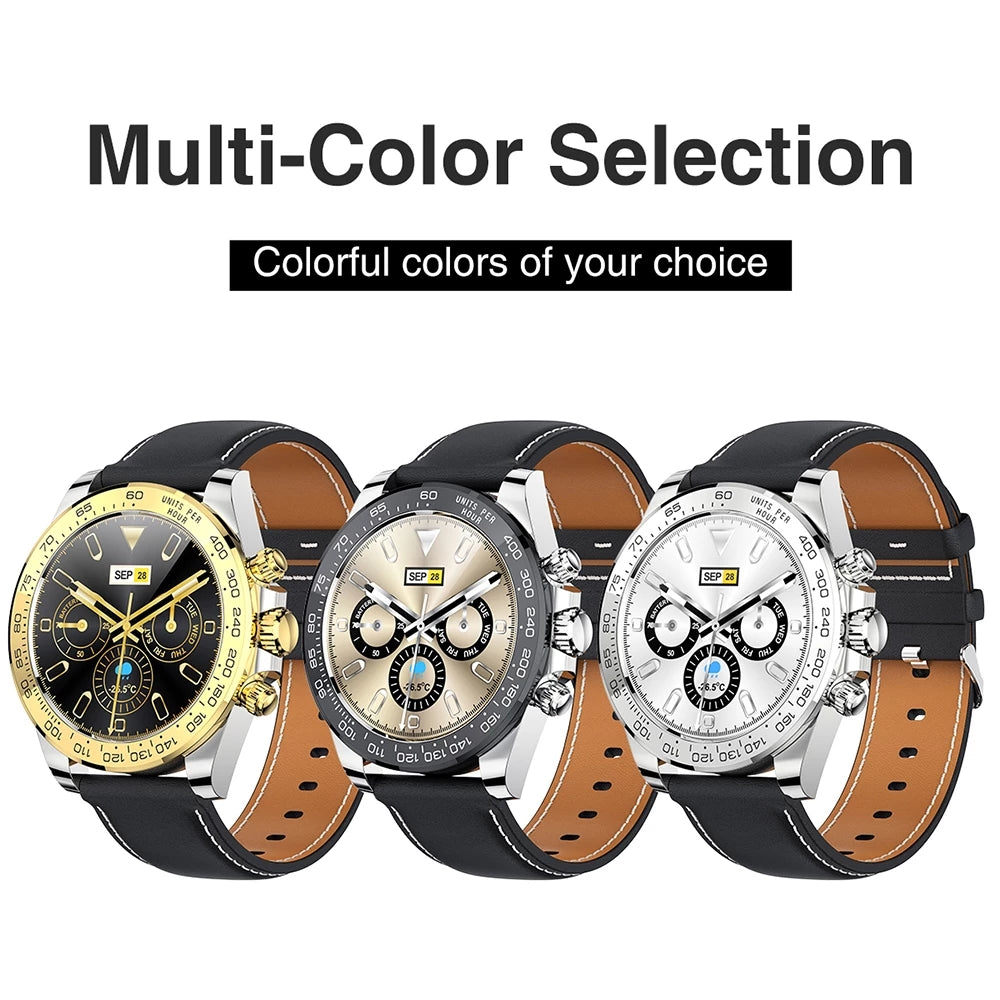 Montre connectée mode en acier inoxydable IP68 sportive et étanche élégante