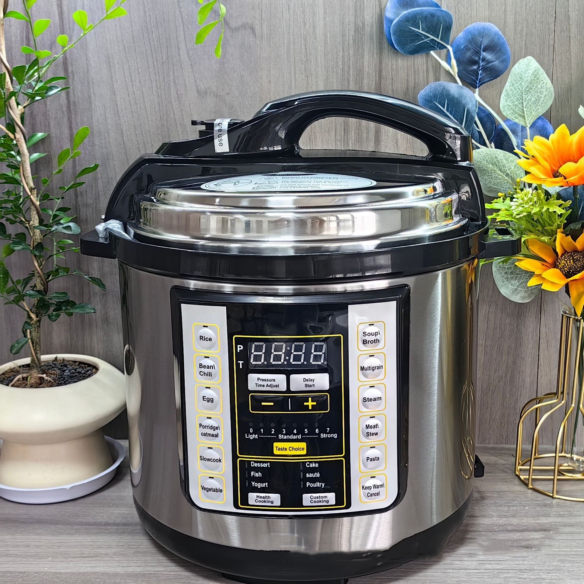 6L Electric Pressure Cooker Multi-functional Large Capacity Rice Cooker - IVOIRART.COM