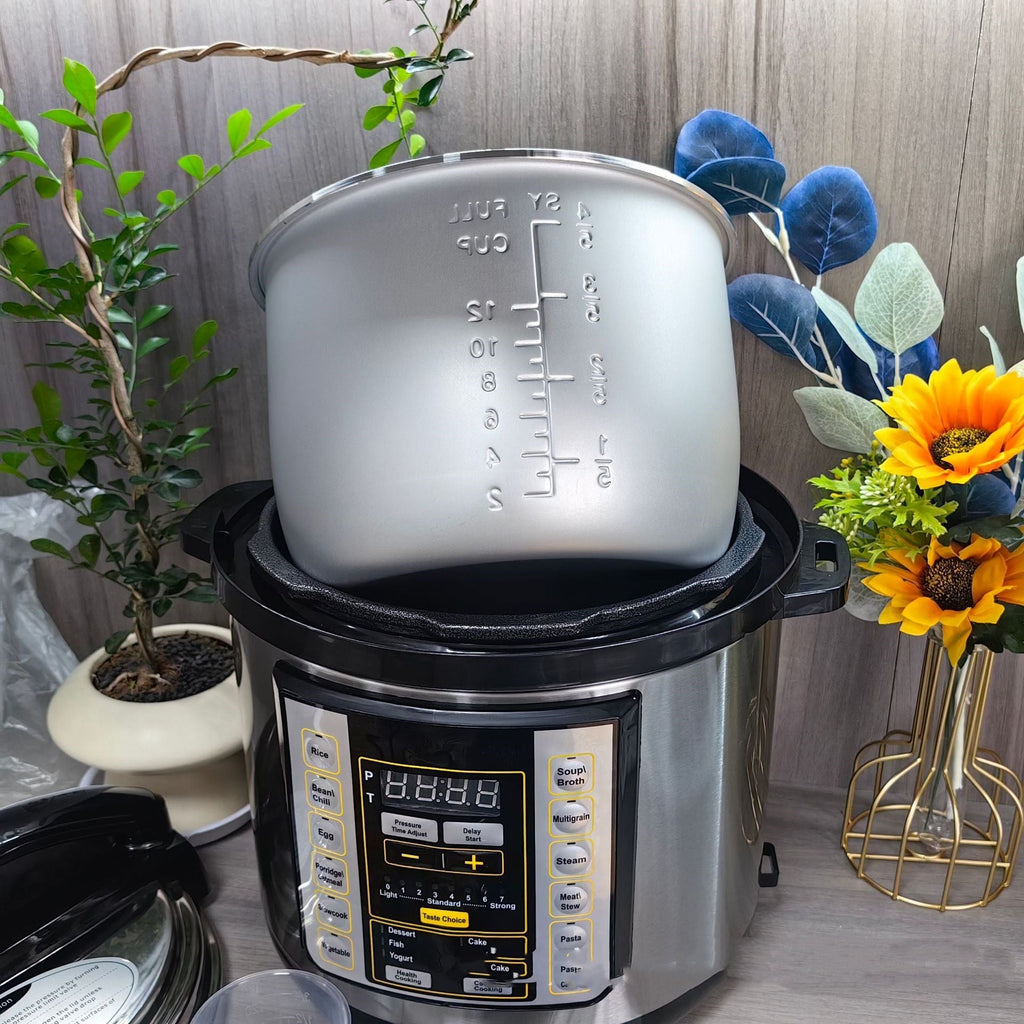 6L Electric Pressure Cooker Multi-functional Large Capacity Rice Cooker - IVOIRART.COM