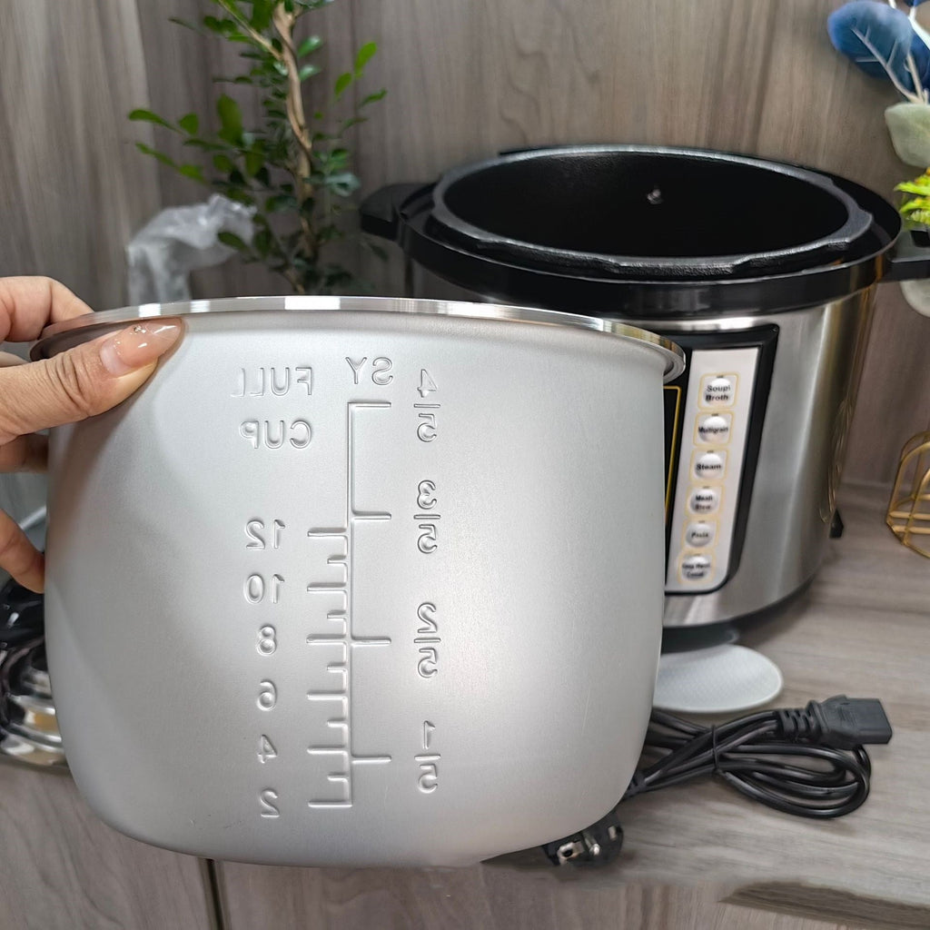 6L Electric Pressure Cooker Multi-functional Large Capacity Rice Cooker - IVOIRART.COM