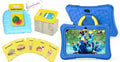 7-inch Children Education Flat With Protective Silicone Cover 360-degree Rotation Handle Bracket - IVOIRART.COM
