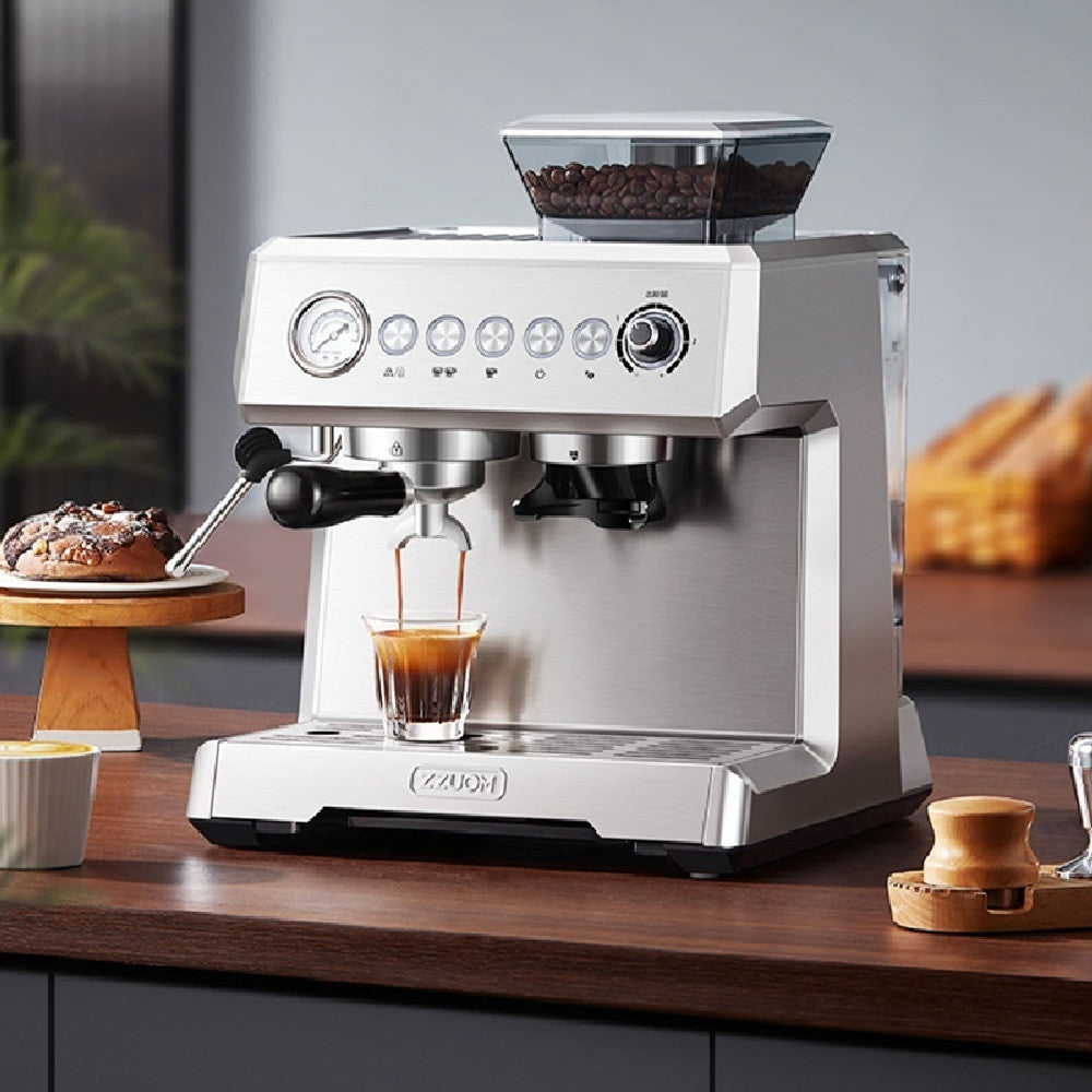 Machine à café italienne automatique entièrement domestique pour café moulu concentré