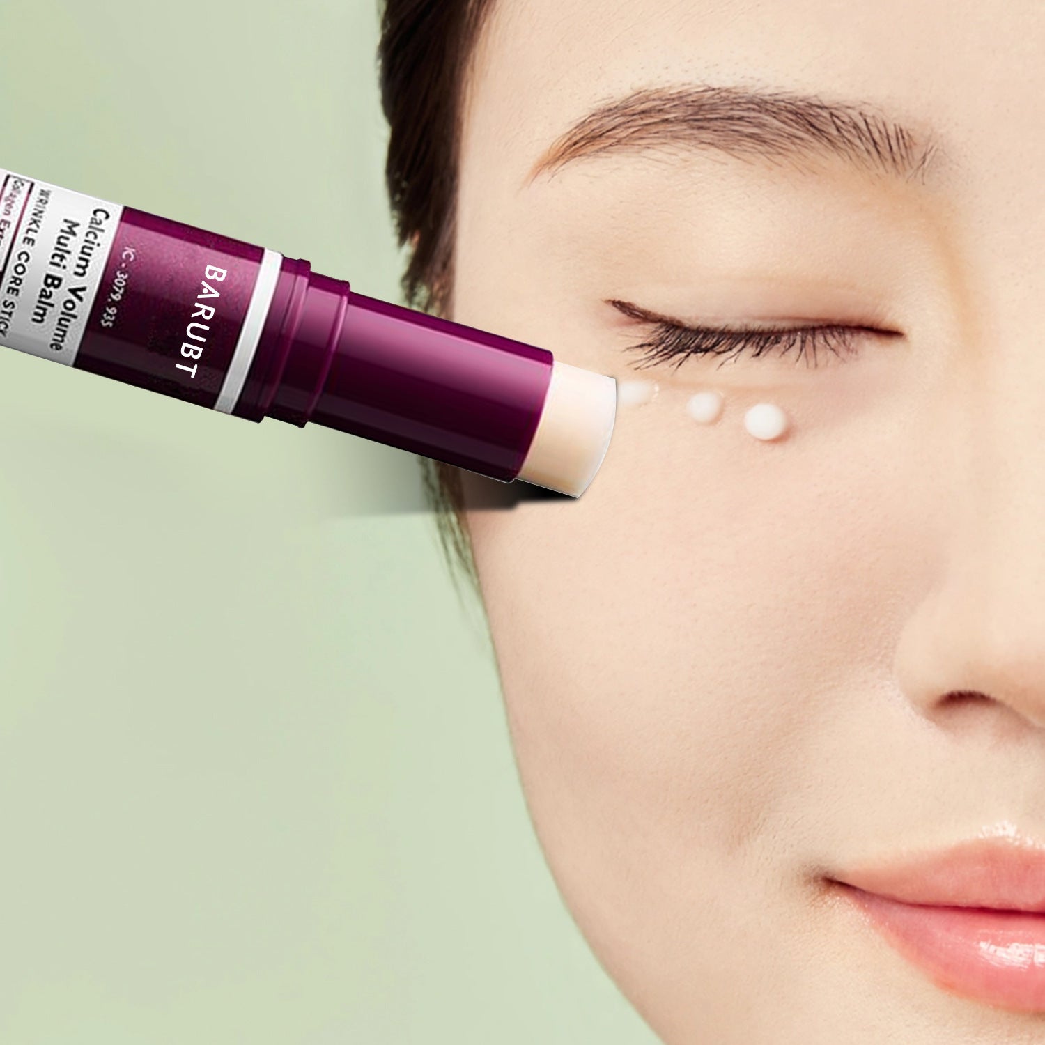 Stick Crème Contour des Yeux Lissant Rides Fines, Estompe Cernes, Raffermit et Raffine
