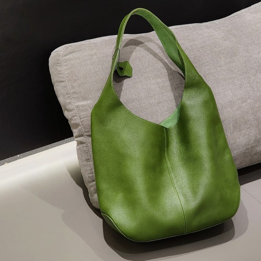 Sac cabas en cuir Fubao pour femmes, rétro, uni, sous-bras, haute qualité