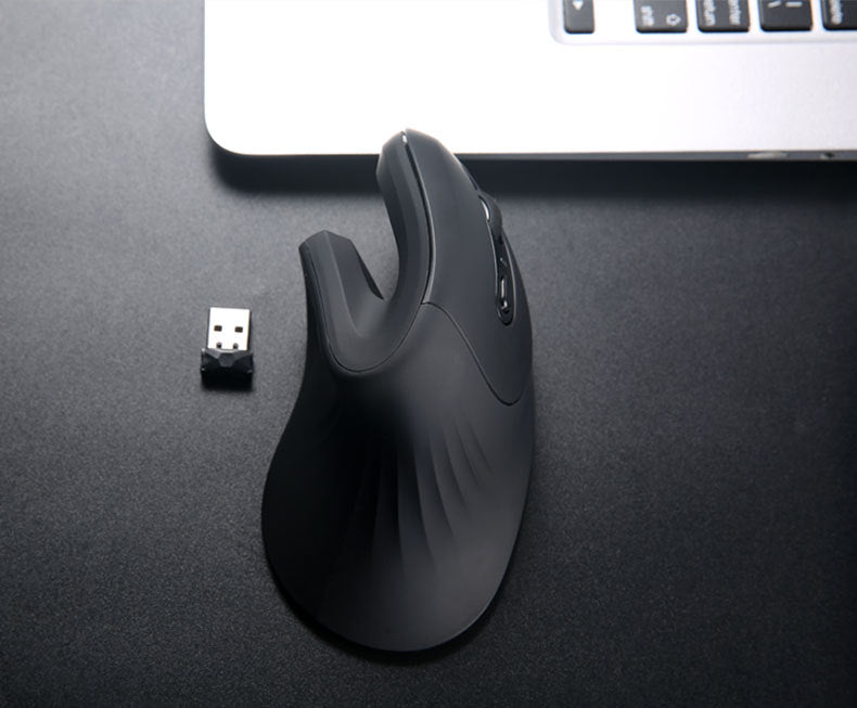 Souris verticale sans fil 6 boutons avec DPI réglable pour un confort optimal