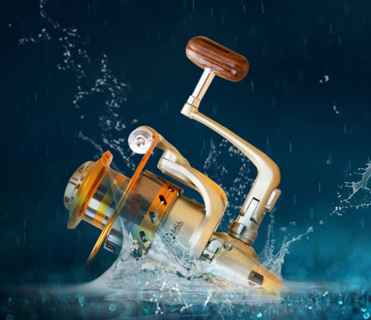 Moulinet de Pêche YUMOSHI Ultra Léger avec 12 Roulements à Billes, Anti-Reverse