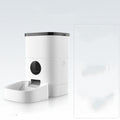Distributeur automatique de nourriture pour animaux domestiques, capacité 6,0L, blanc, double alimentation