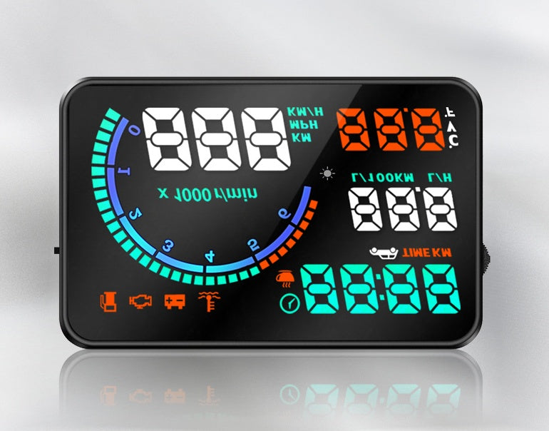 Affichage tête haute i9 nouveau modèle avec écran LED aviation 5,5 pouces pour voiture