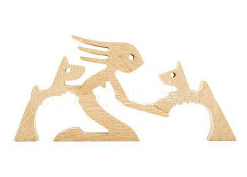 Ornement de Bureau en Bois Nordic Decoration