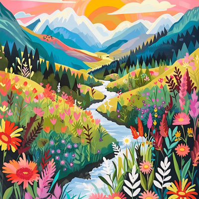 Peinture à l'huile numérique DIY Peinture décorative à la main