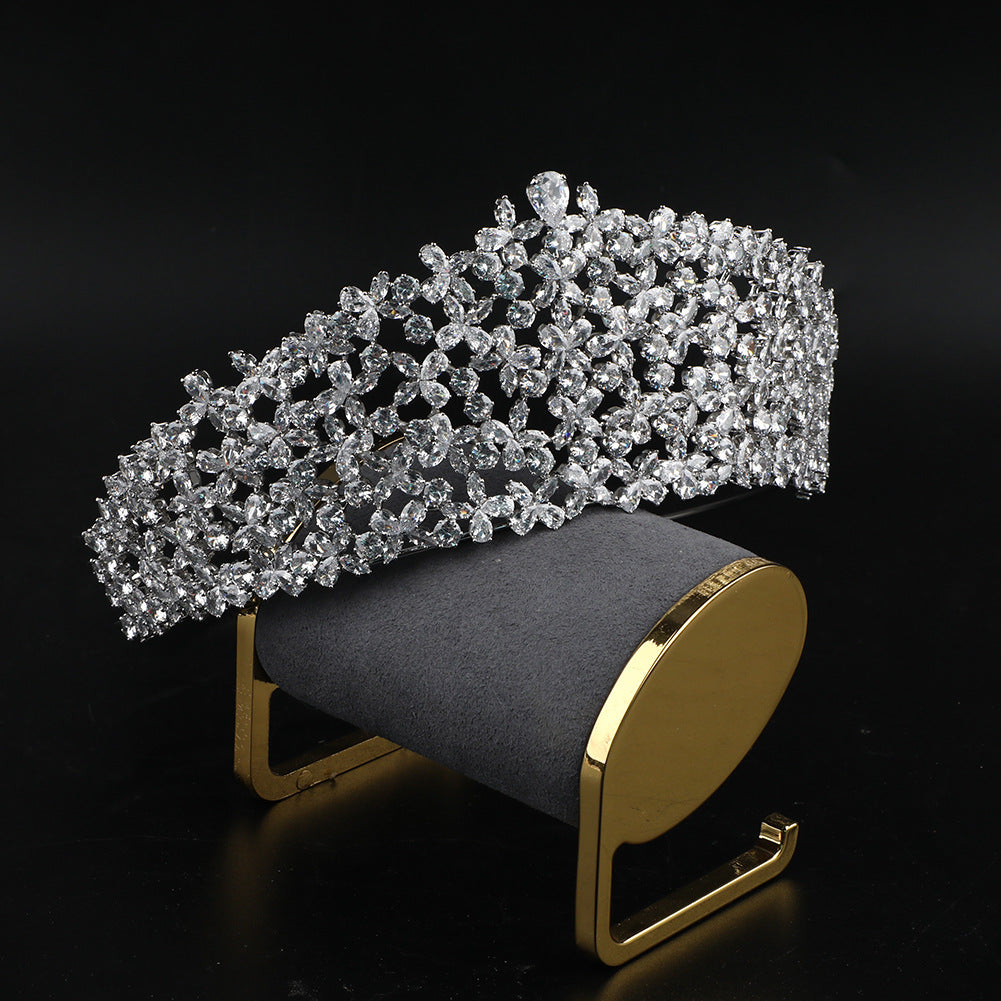 Bijou Jane Eyre Couronne Haut de Gamme en Zircon Précieux