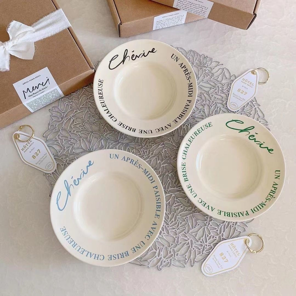 Ensemble de Tasse à Café et Soucoupe en Céramique Vintage Française